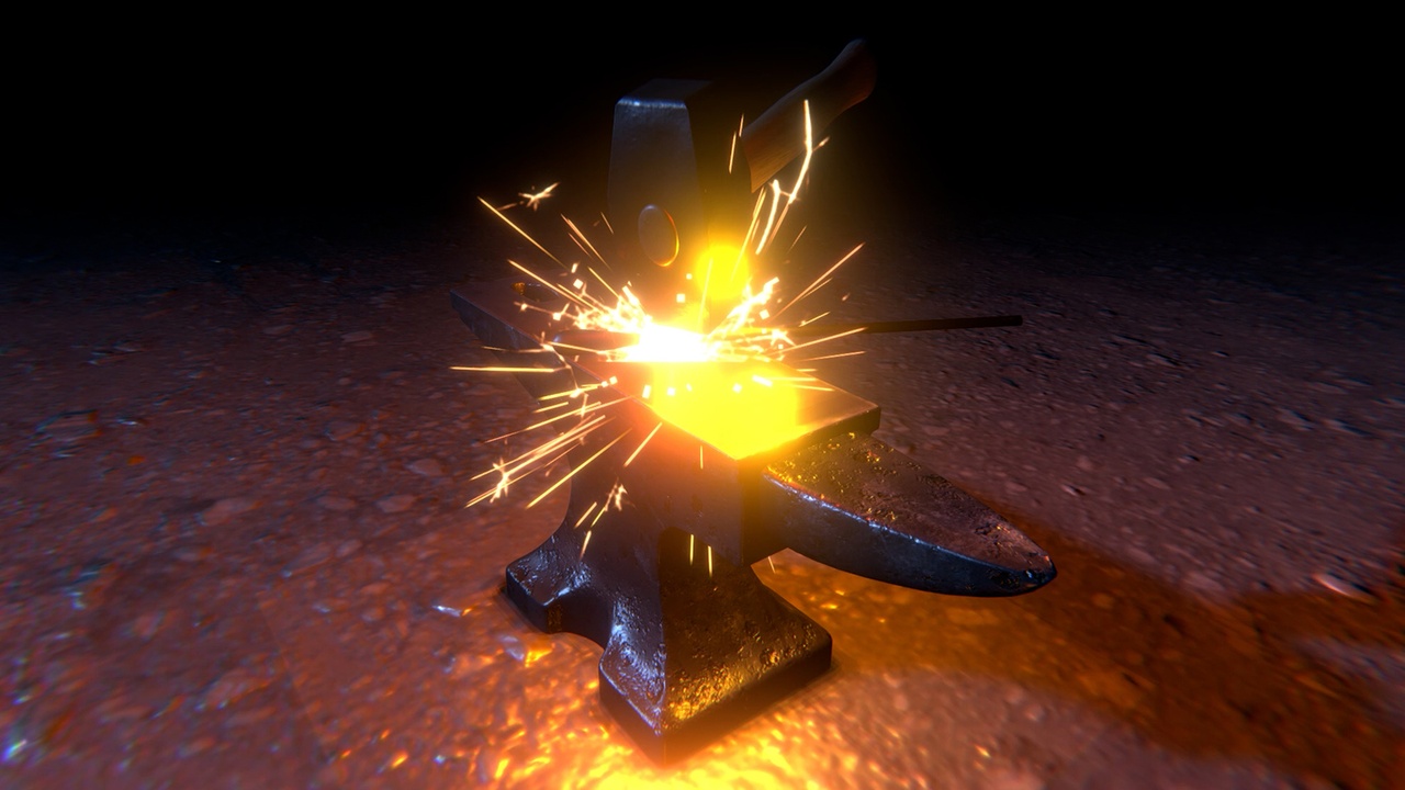 الوسائط 1 للقائمة Blacksmith Sparks VFX