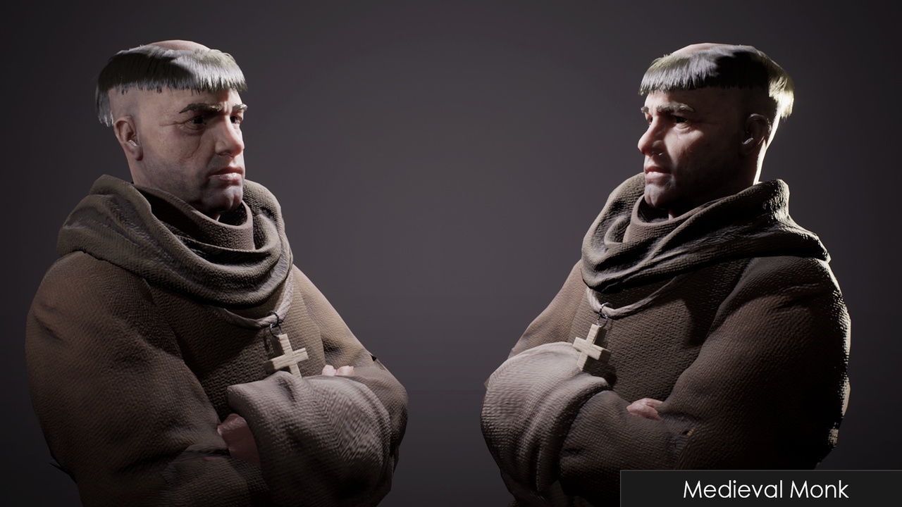 Media 1 for listing Medieval Monks