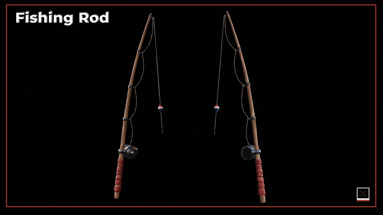 Media 1 for listing Fishing Rod - PBR - Game Ready