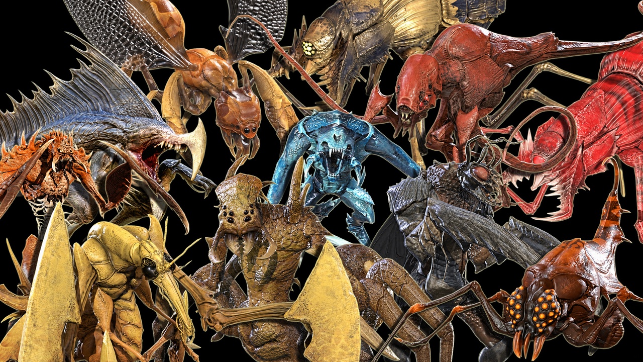 Media 1 for listing Insectoid Monsters  Creature full Pack
