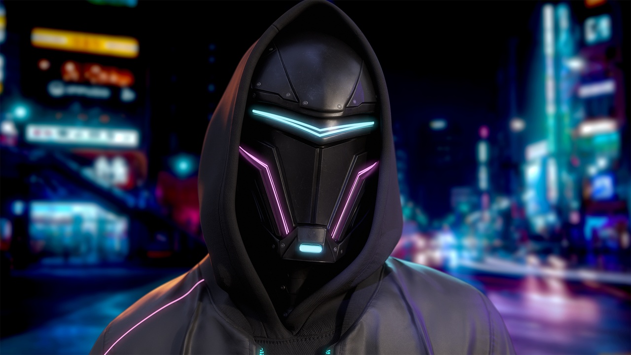 Media 1 for listing Cyber Character – Rigged for Metahumans & UE5 Skeletons | Black Tech Str