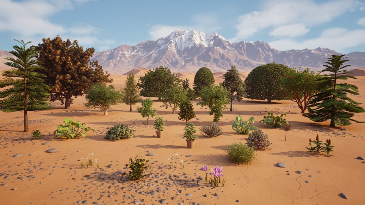 Media 1 for listing Moroccan Flora & Tree Mega 3D Pack