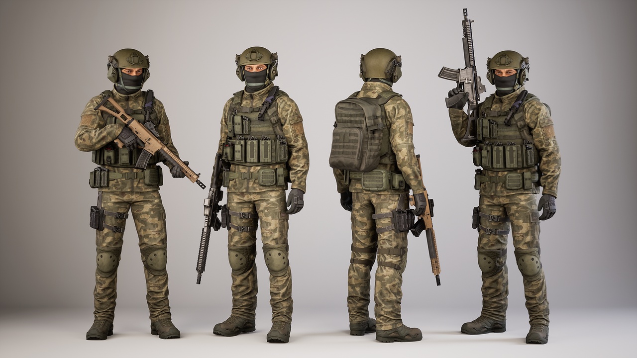 Media 1 for listing Casual Military Soldier 27