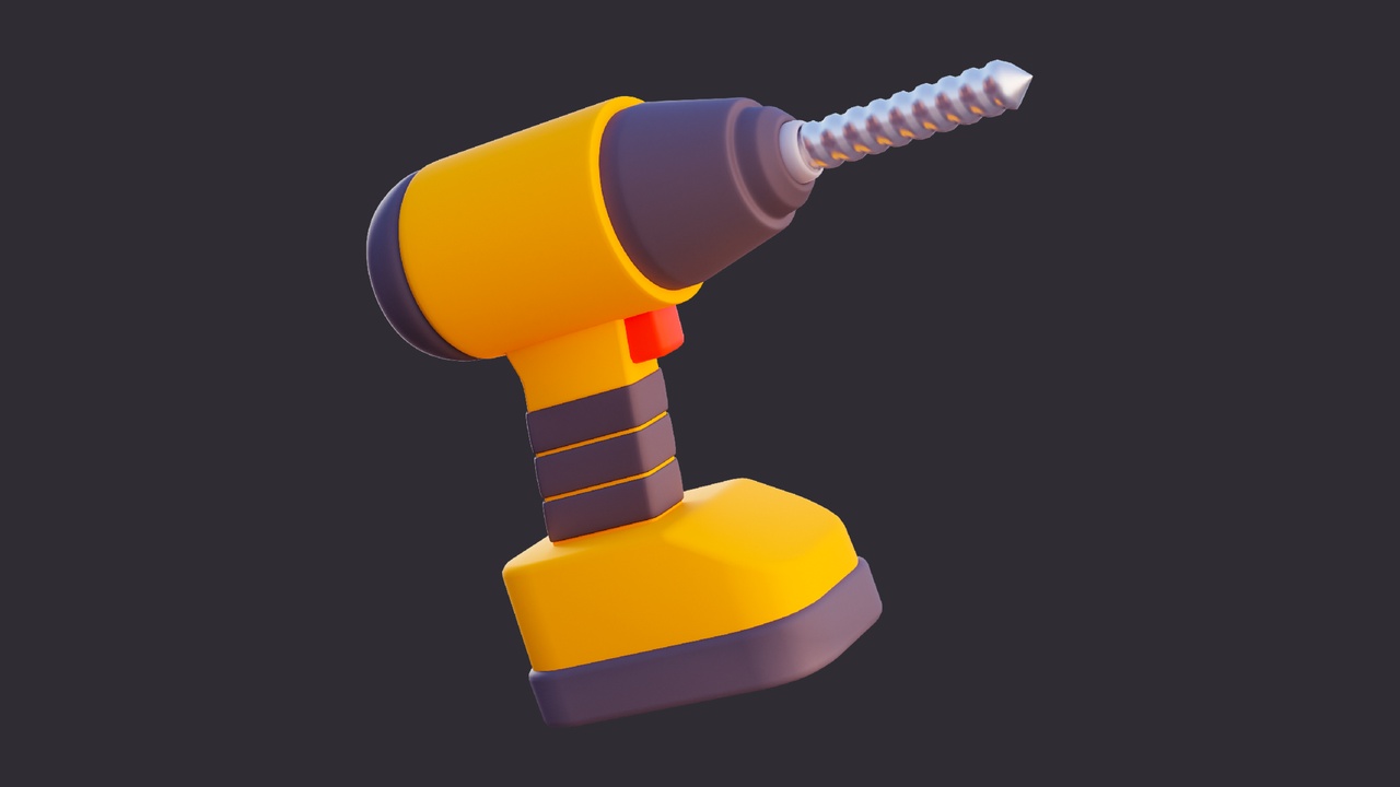 Media 1 for listing Lowpoly Drill