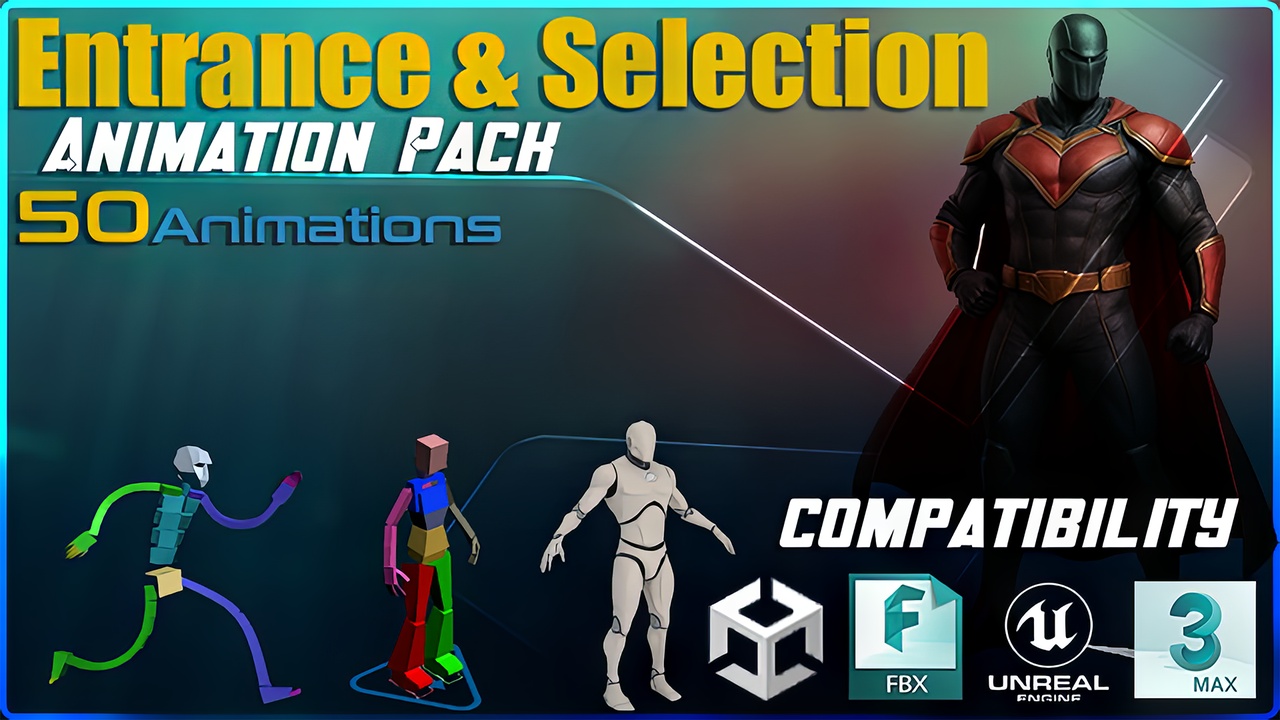 Media 1 for listing Hero Spawn Intro & Selection Animations Pack