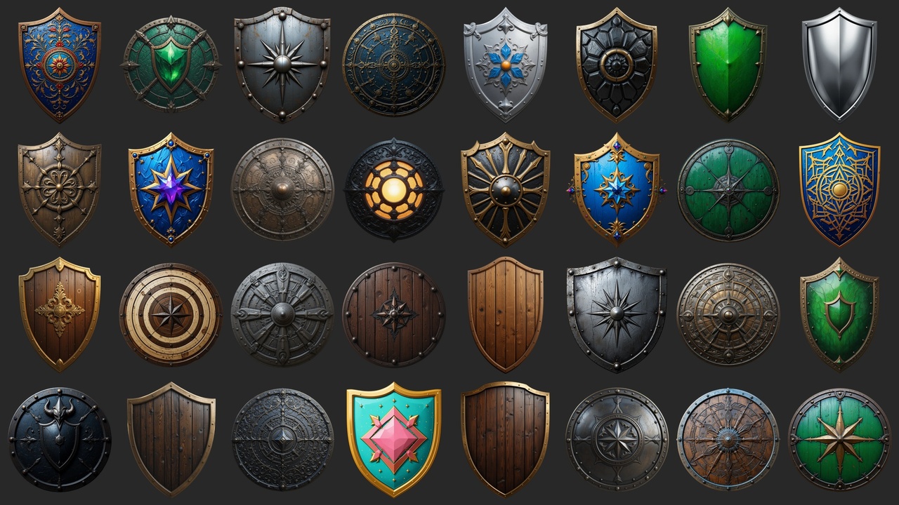 Media 1 for listing 171 Armored Shields - Icons