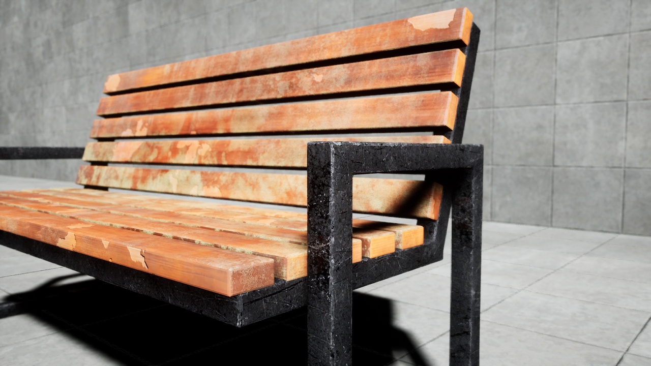 Media 1 for listing Outdoor Bench Set