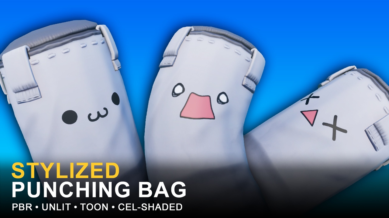 商品 Stylized Punching Bag (PBR/Unlit/Cel-Shaded/Simple) 的媒体 1