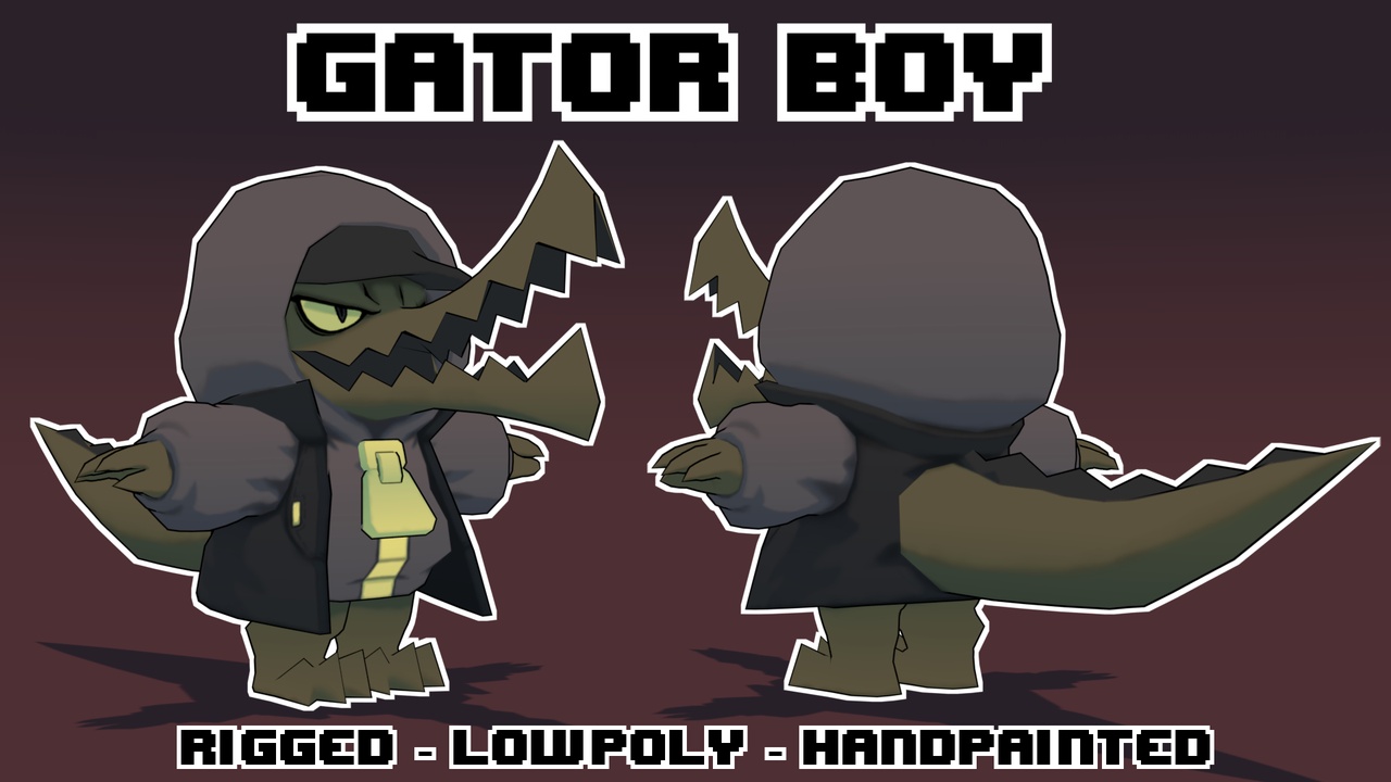 Media 1 for listing Gator Boy (Rigged)