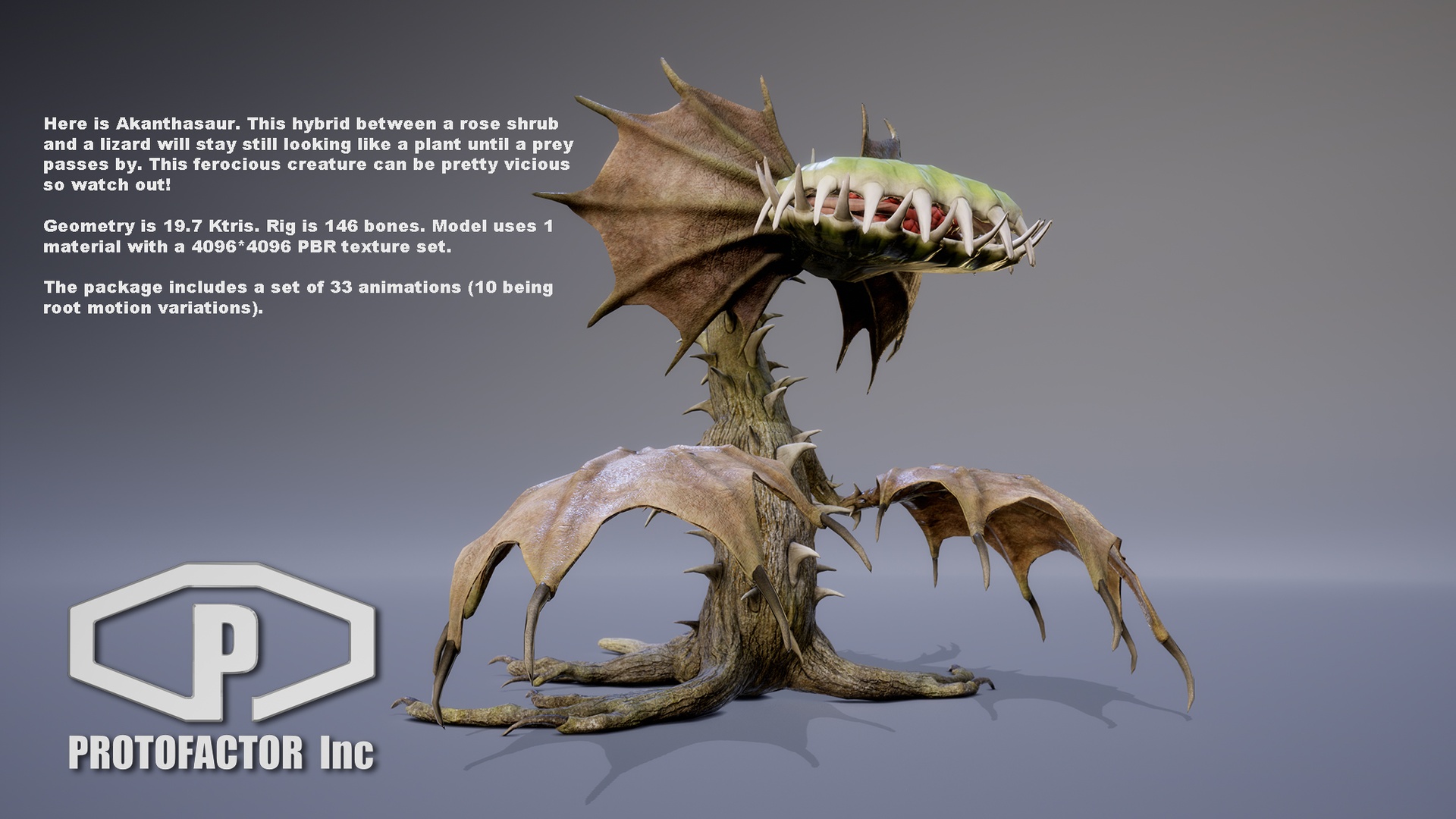 Media 1 for listing MONSTER: AKANTHASAUR
