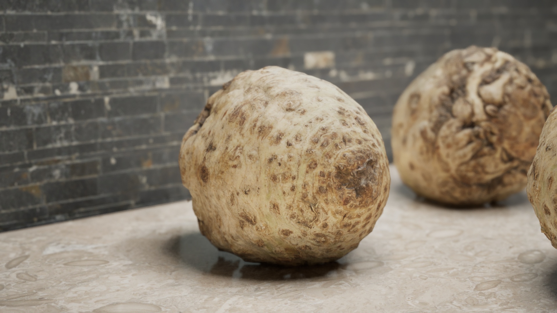 Media 1 for listing Hyper-Realistic Scanned Celeriac Root Asset