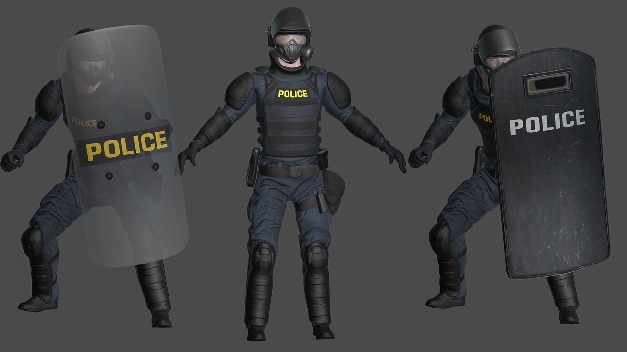 Media 1 for listing Riot Police Character