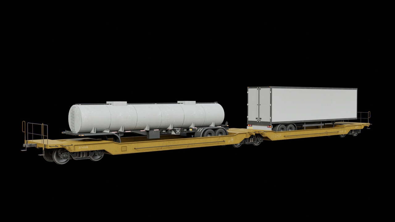 Media 1 for listing Six Axle Double Pocket Wagon