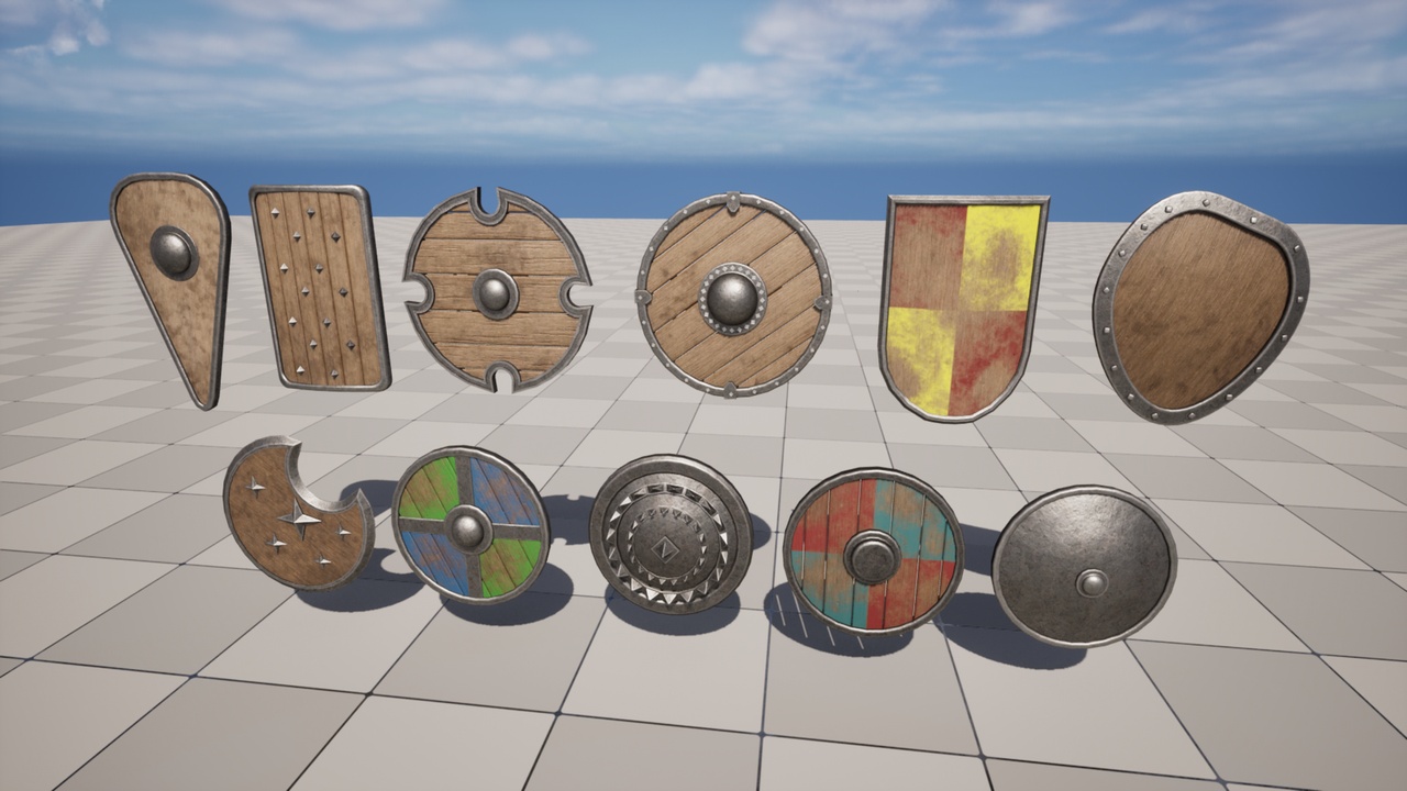 Media 1 for listing Medieval Shields