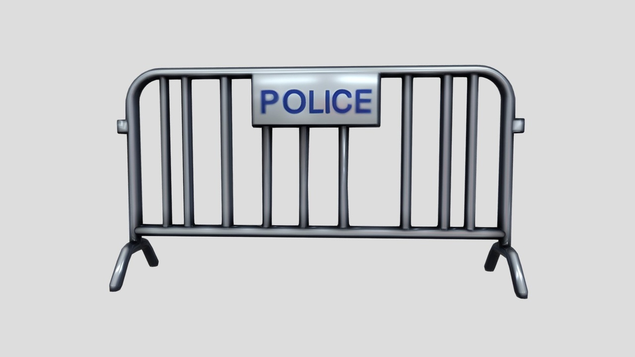 Media 1 for listing Police Barrier – Urban Crowd Control Barricade