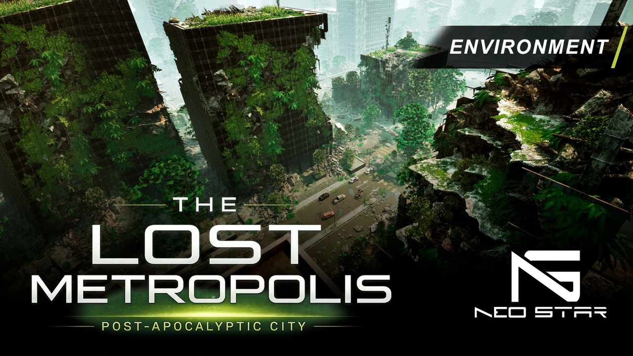 Media 1 for listing The Lost Metropolis (Destroyed buildings, Post Apocalyptic city)