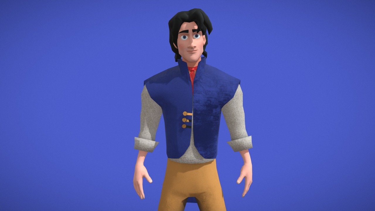 Media 1 for listing Low Poly Prince Character