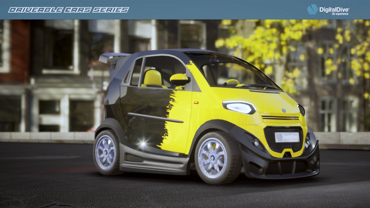 商品 3D Cars: Microcar 3D Assets 的媒体 1