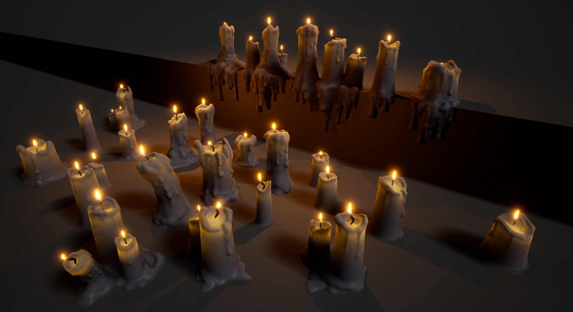 Media 1 for listing Stylized Candles