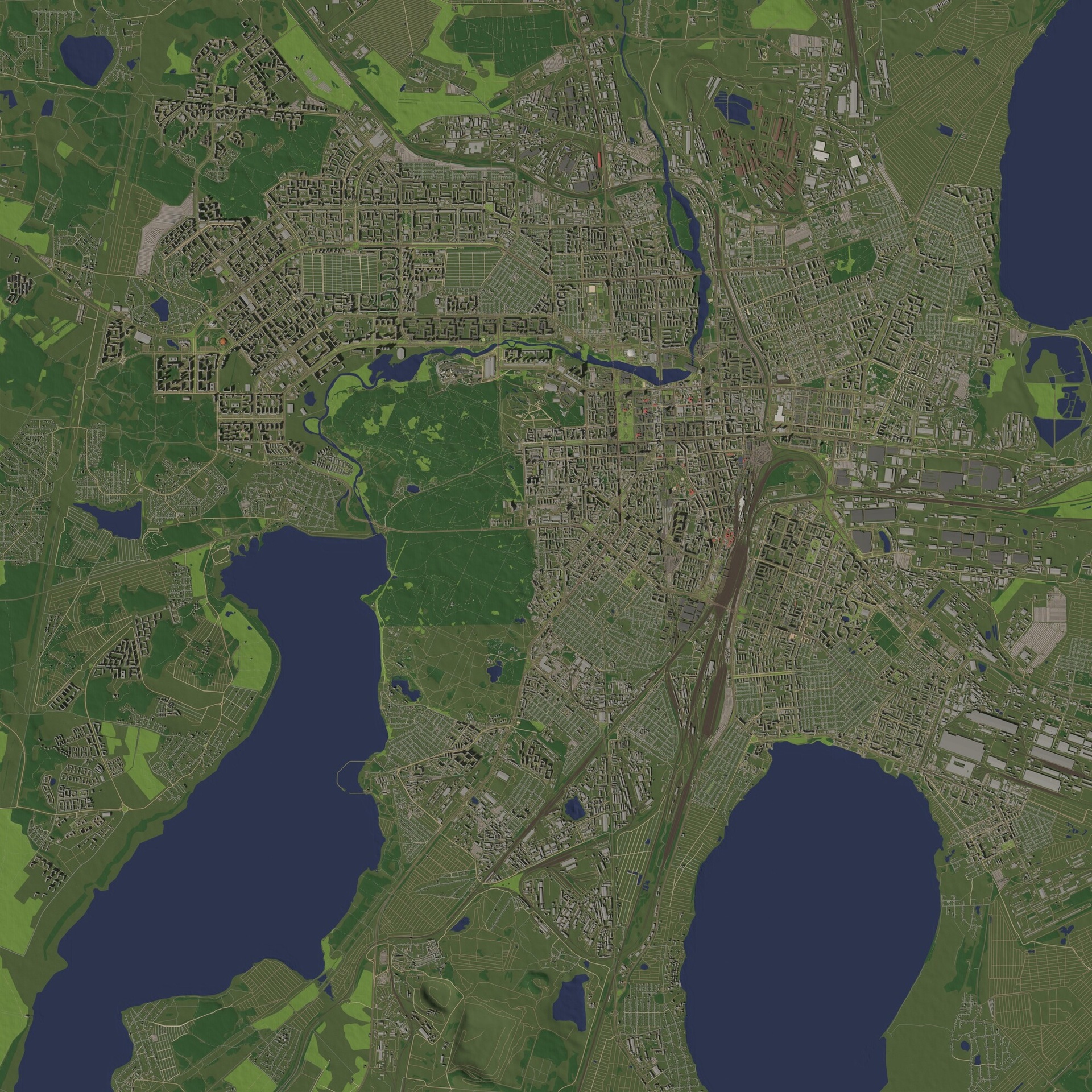 商品 Chelyabinsk Russia - aerial scene 的媒体 1