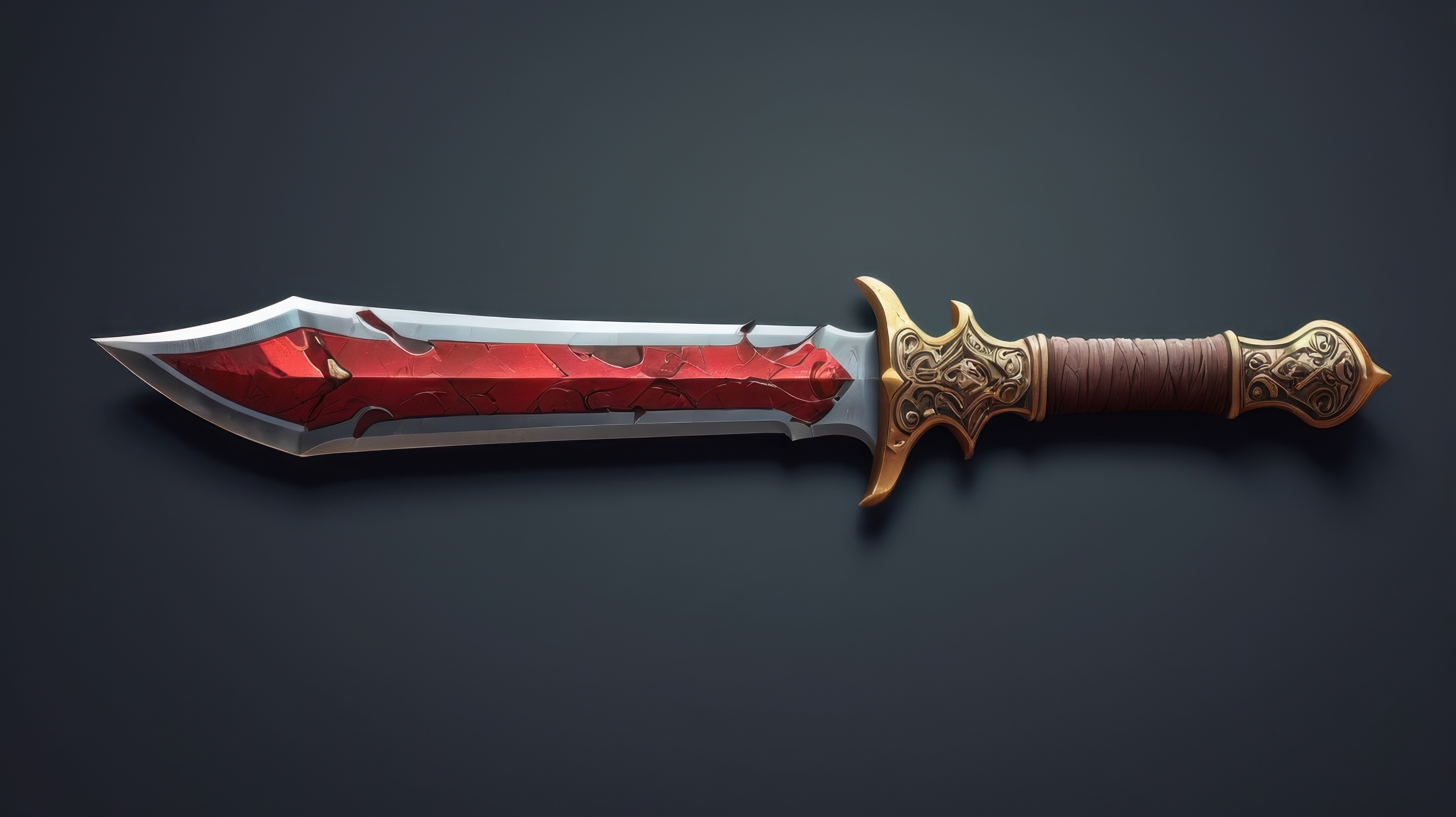 3d Red Dagger | Fab