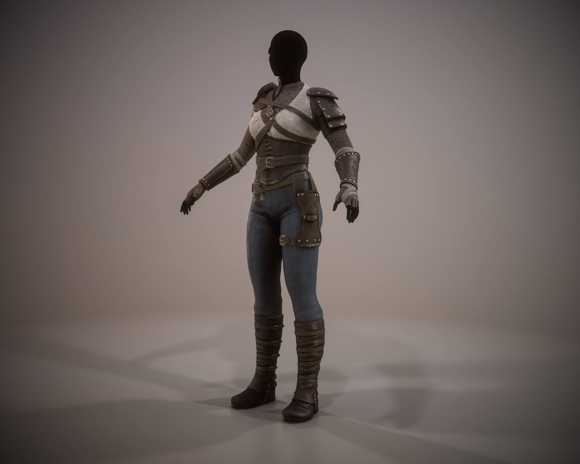 Media 1 for listing Female Medieval Warrior Outfit