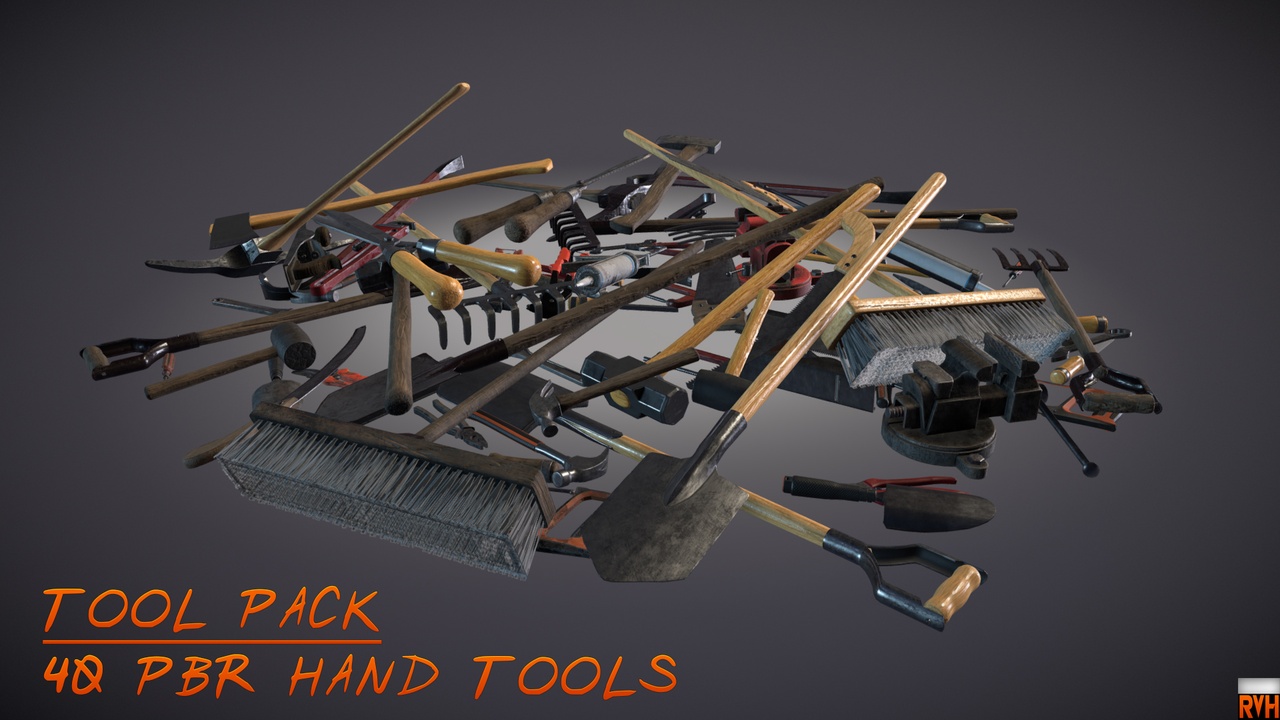 Media 1 for listing Tool Pack - 40 PBR Hand Tools