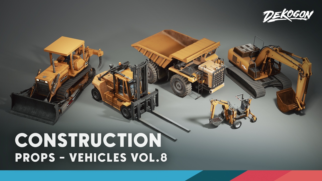 商品 Vehicles VOL.8 - Construction (Low Poly) 的媒体 1
