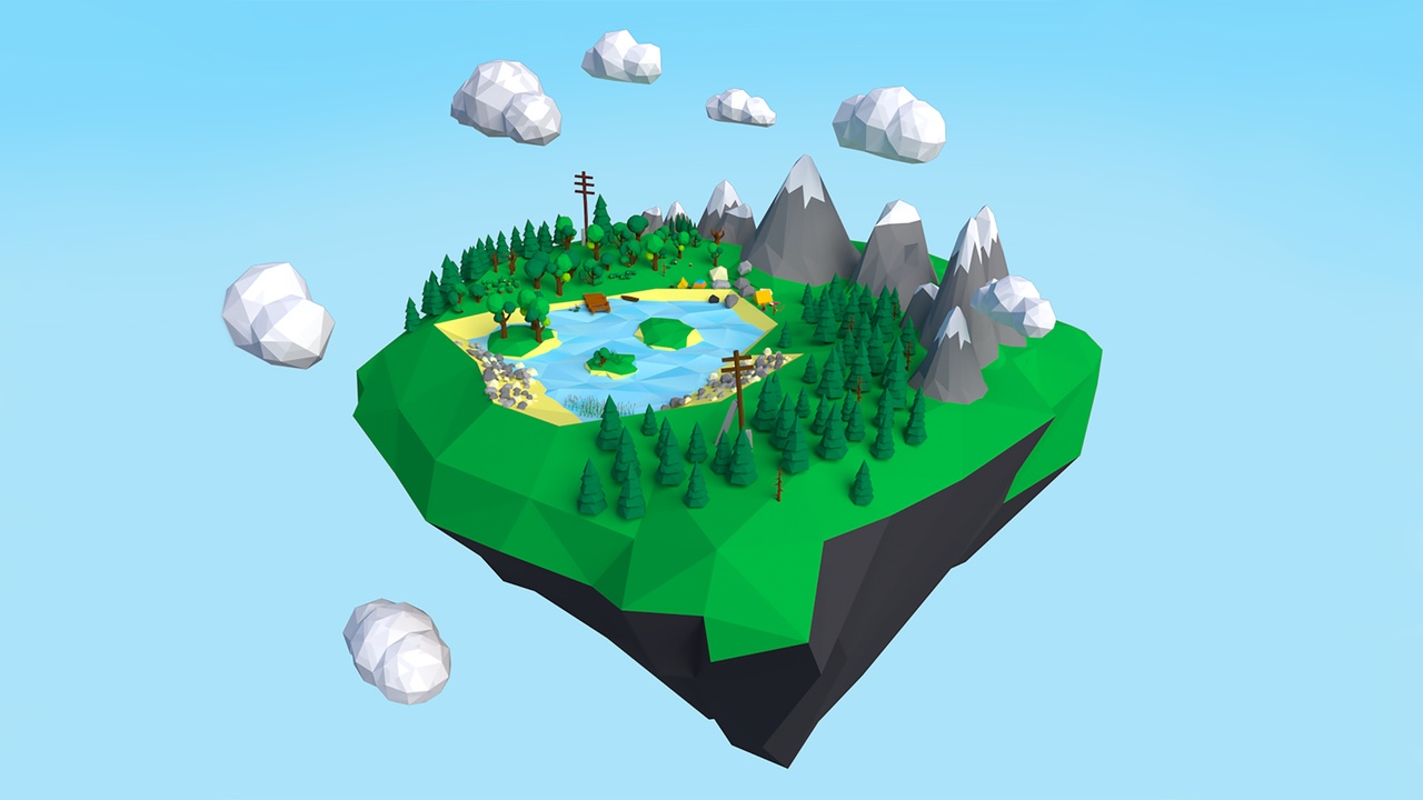 Media 1 for listing Low Poly Camping Scene Assets