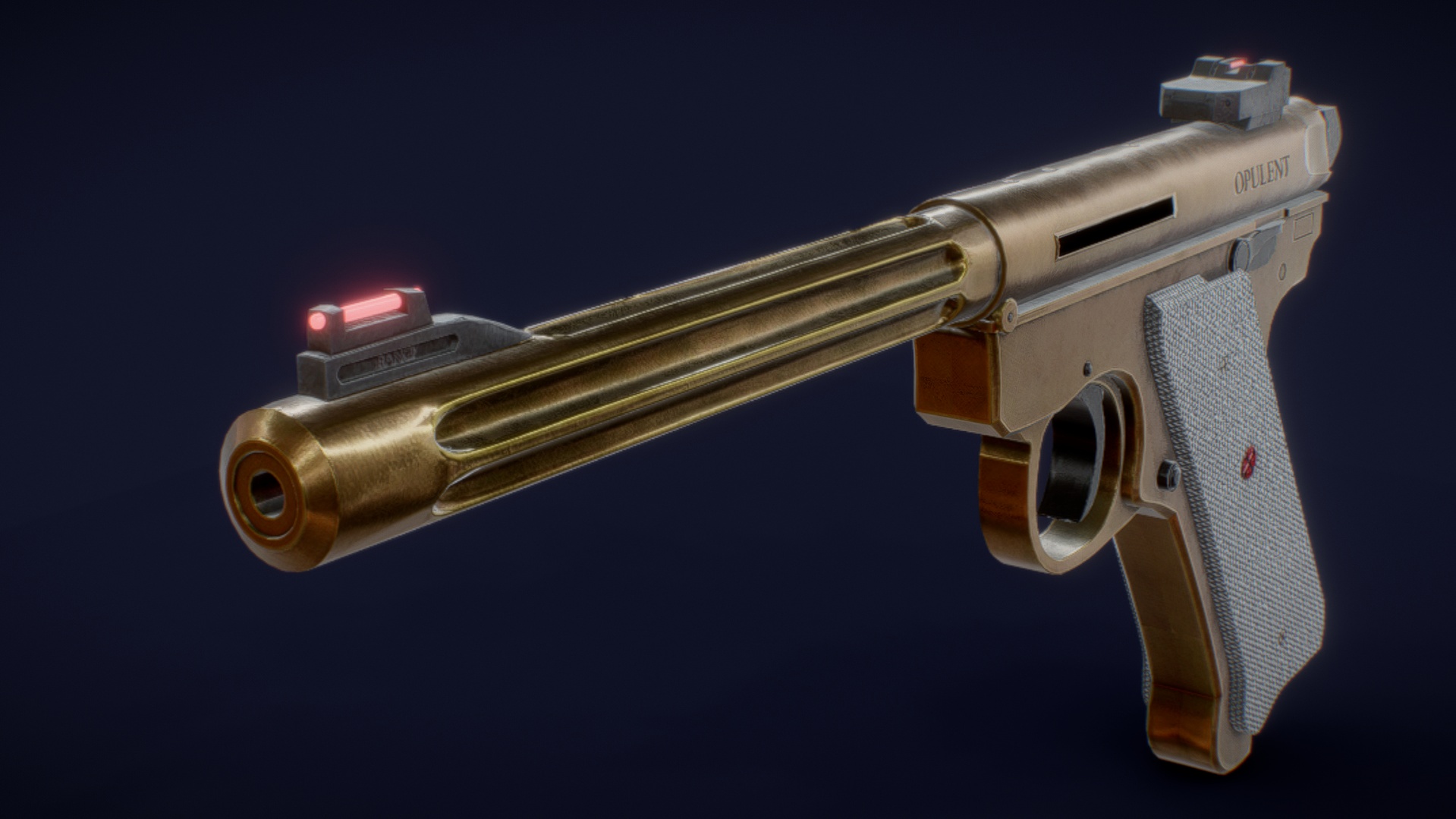 Media 1 for listing Royal Gold Opulent Handgun