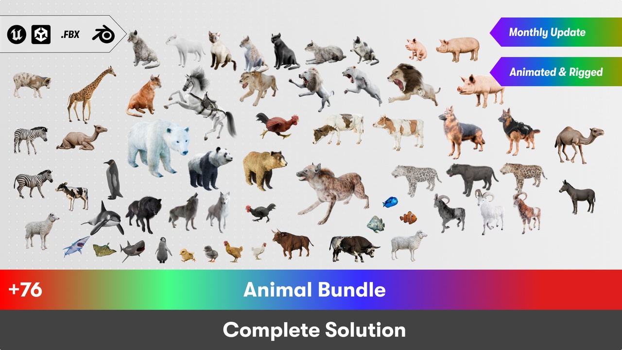 Media 1 for listing Animal Bundle
