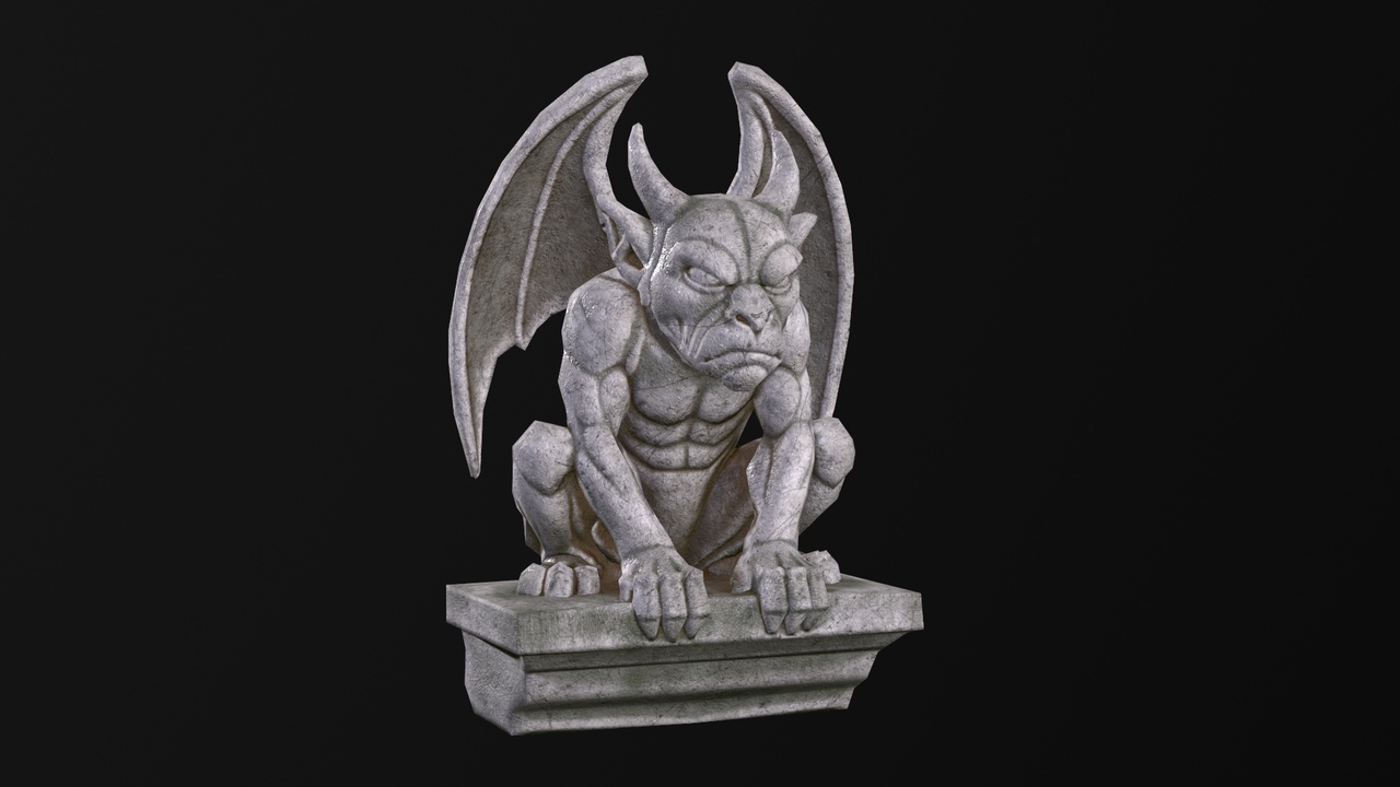 Media 1 for listing Gargoyle Statue