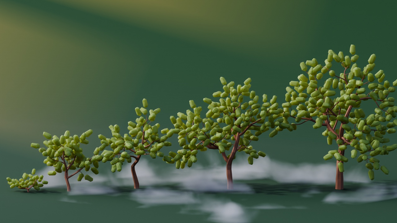 Multimedia 1 para anuncio Low Poly Forest Trees