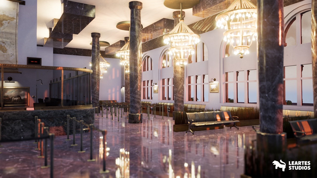 商品 Bank Building / Interior ( Bank Building Interior Bank Building Atm Cash Money ) 的媒体 1