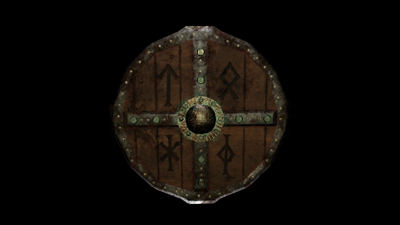 Media 1 for listing Viking Shield - Low poly