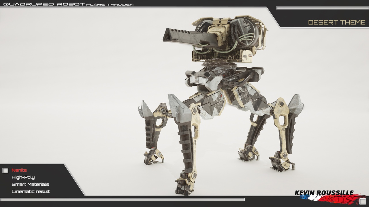 Media 1 for listing Flame Thrower Robot