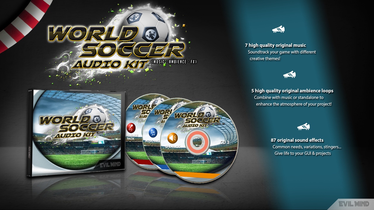 Media 1 for listing World Soccer Audio Kit