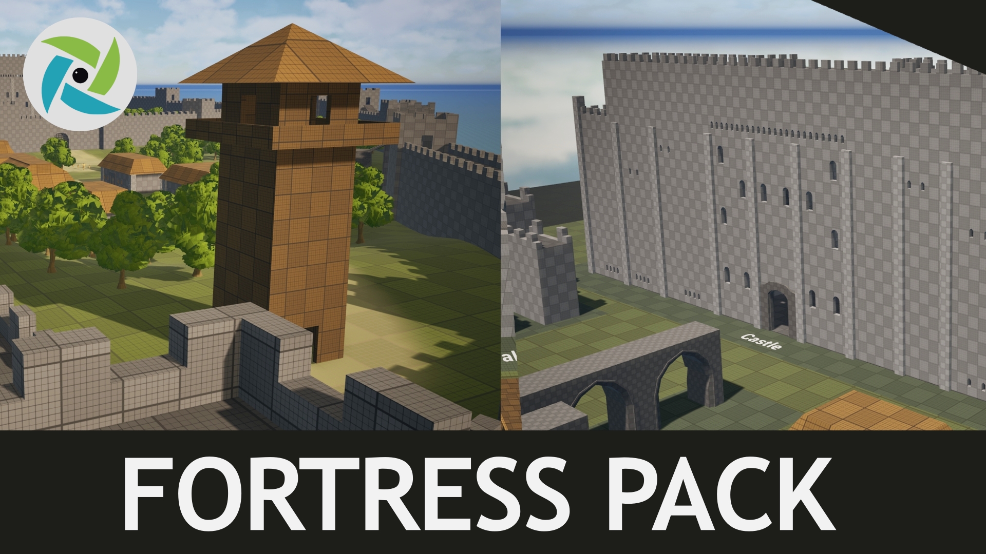 Medieval Fortress — Modular Castle & Fortification Pack (Greybox ...
