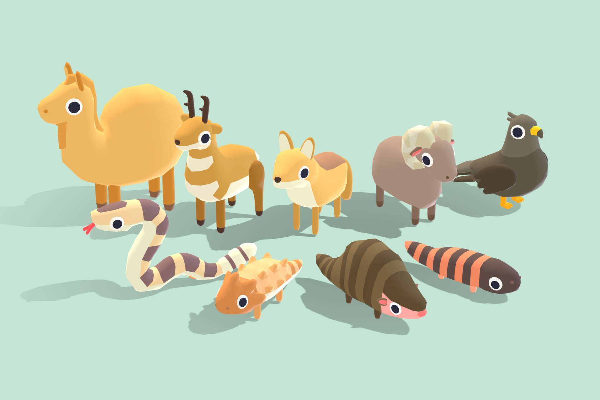 Quirky Series Desert Animals Vol 1 | Fab