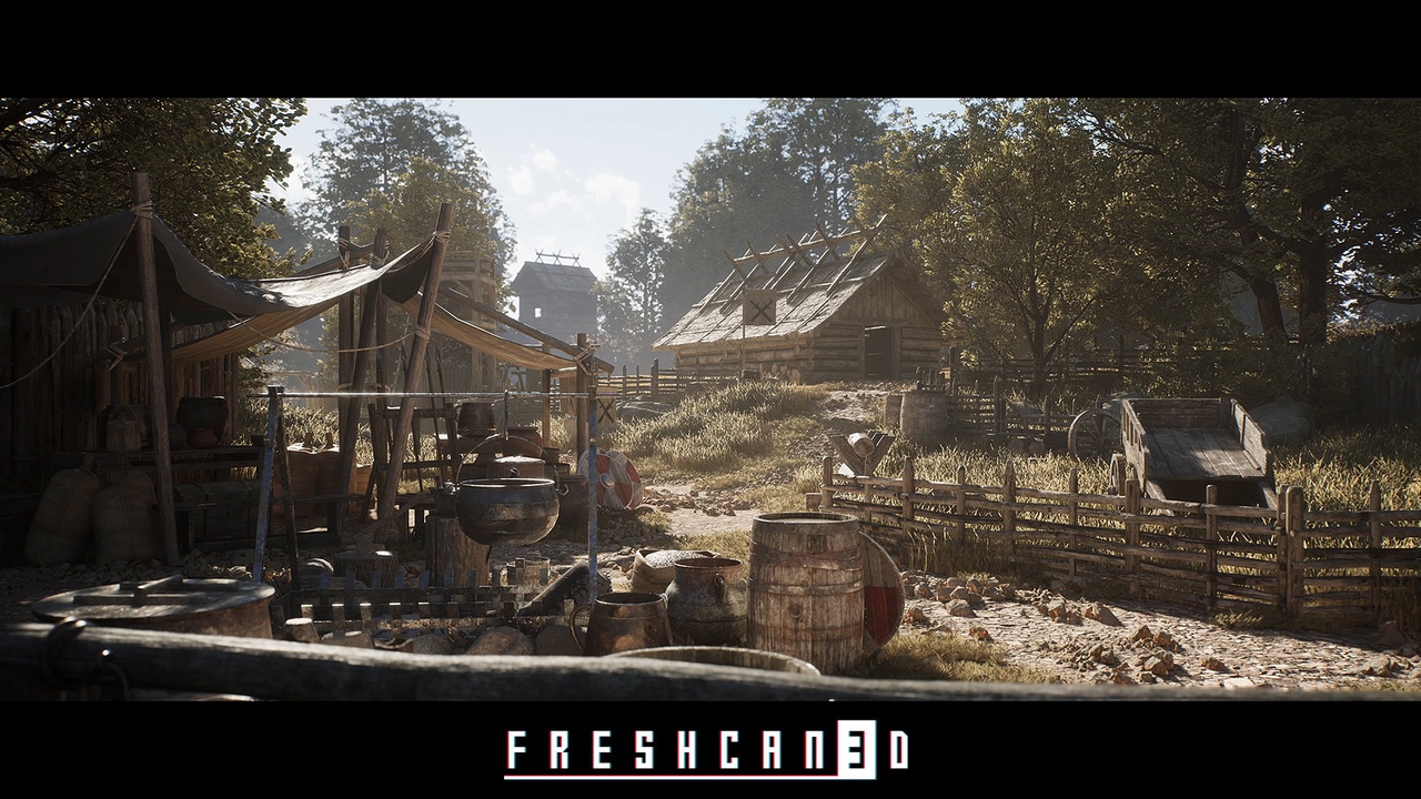 Medieval Village Pack (Medieval Prop, Medieval Market, Medieval House, Medieval) 제품 등록을 위한 미디어 1개