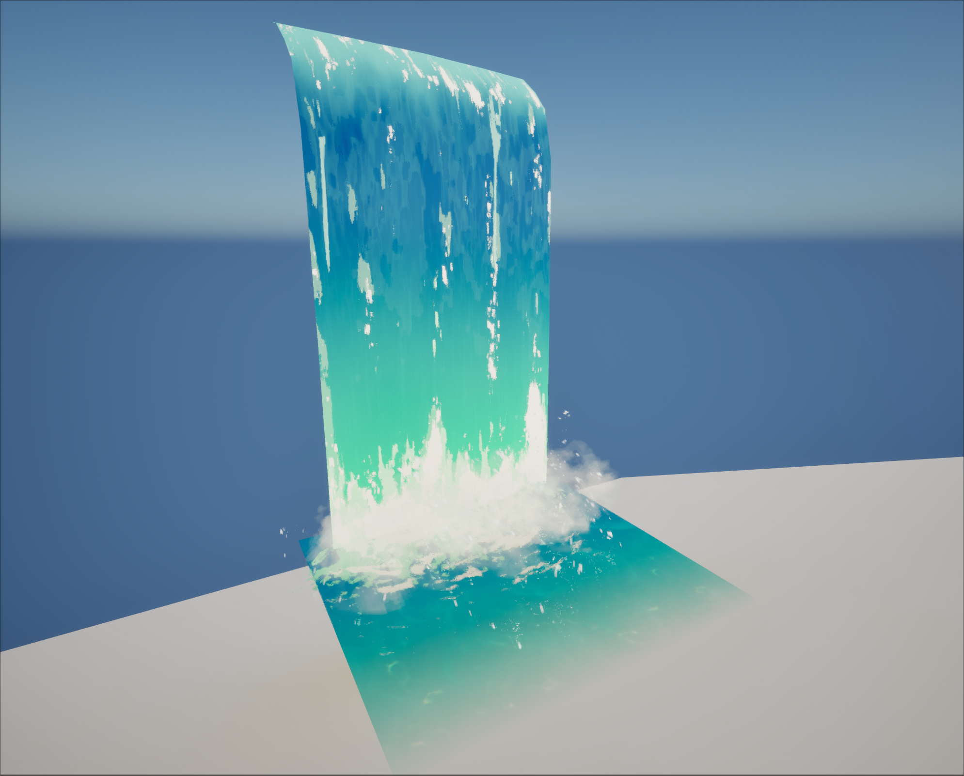 Stylized waterfall | Fab