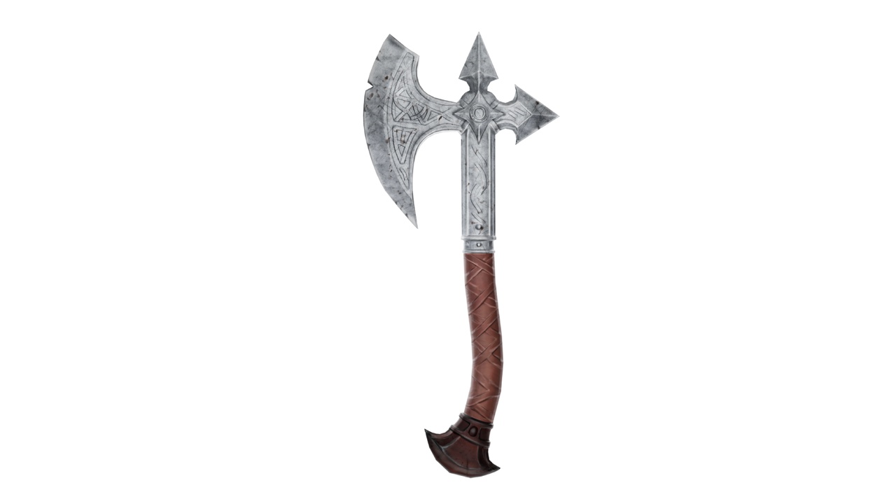 Media 1 for listing Medieval Fantasy Battle Axe