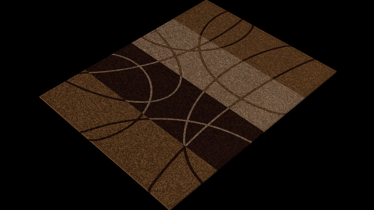 Media 1 for listing Geometric Brown Patterned Carpet