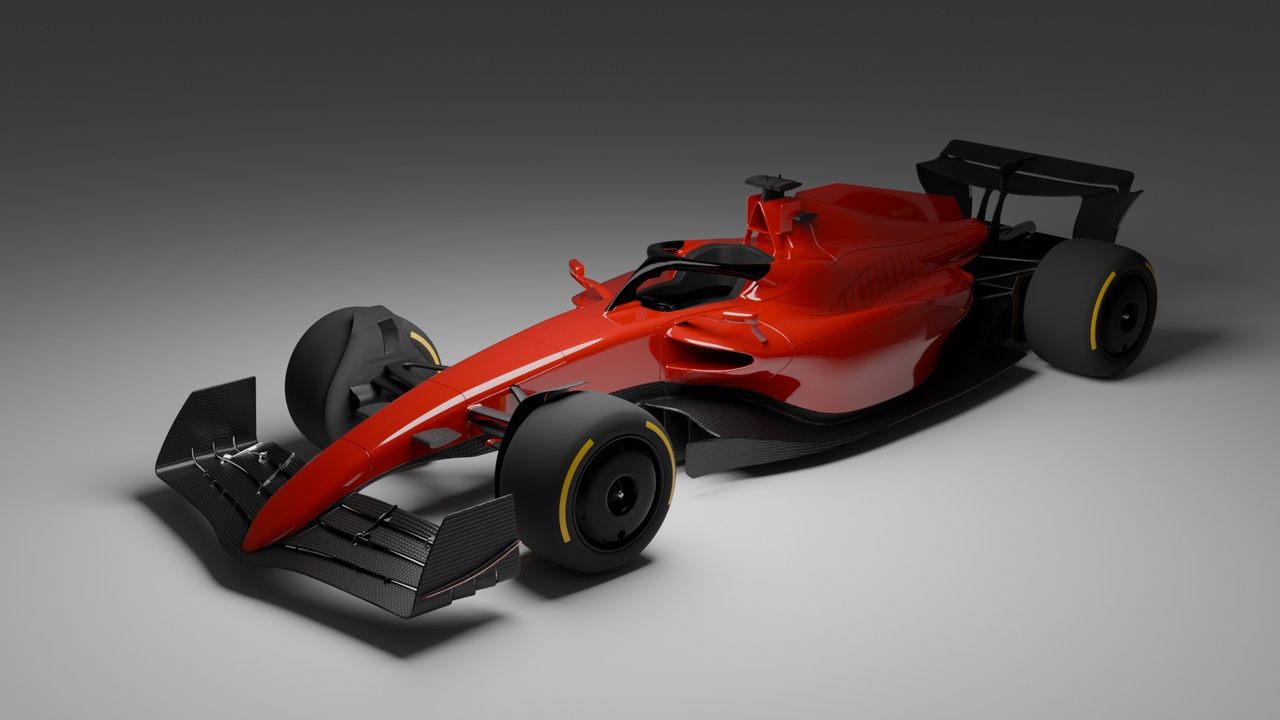 Media 1 for listing Formula 1 Concept Car – Rigged 3D