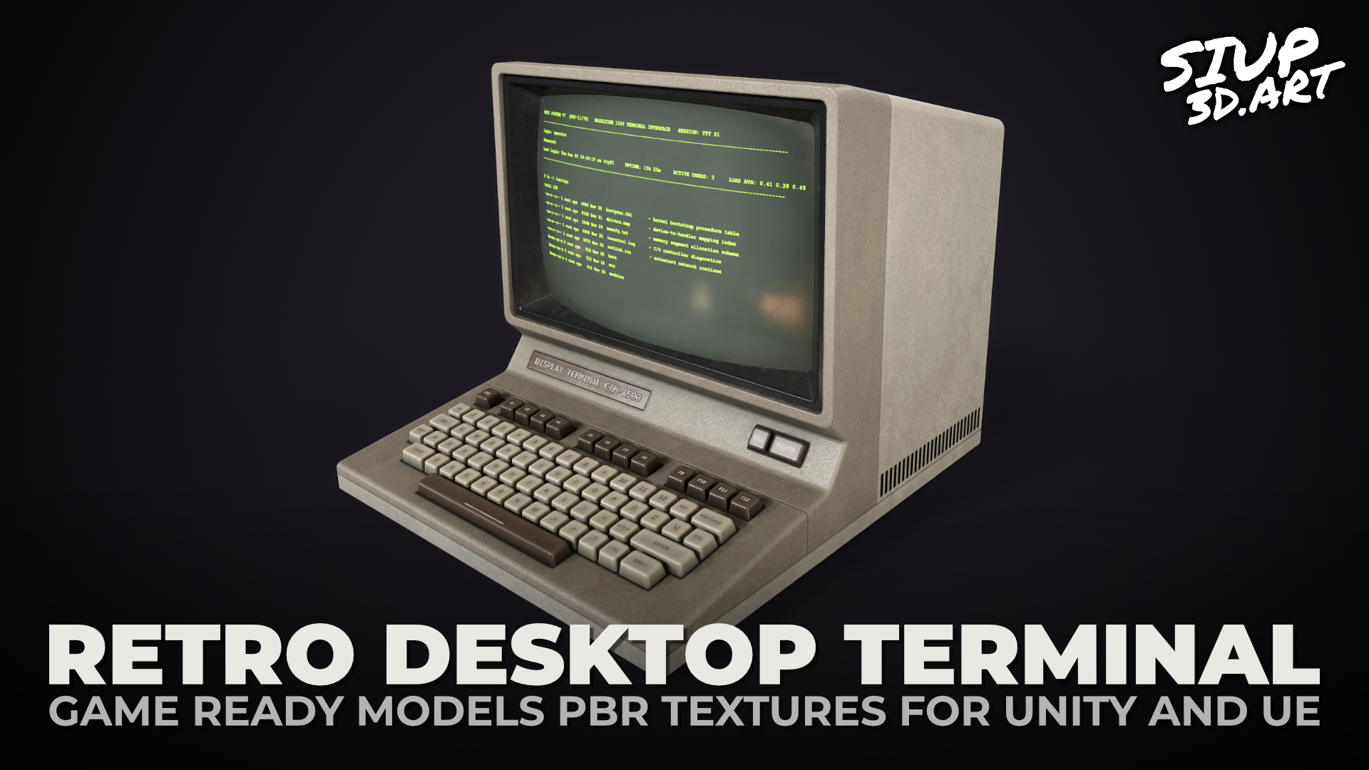 Retro Desktop Terminal | Fab