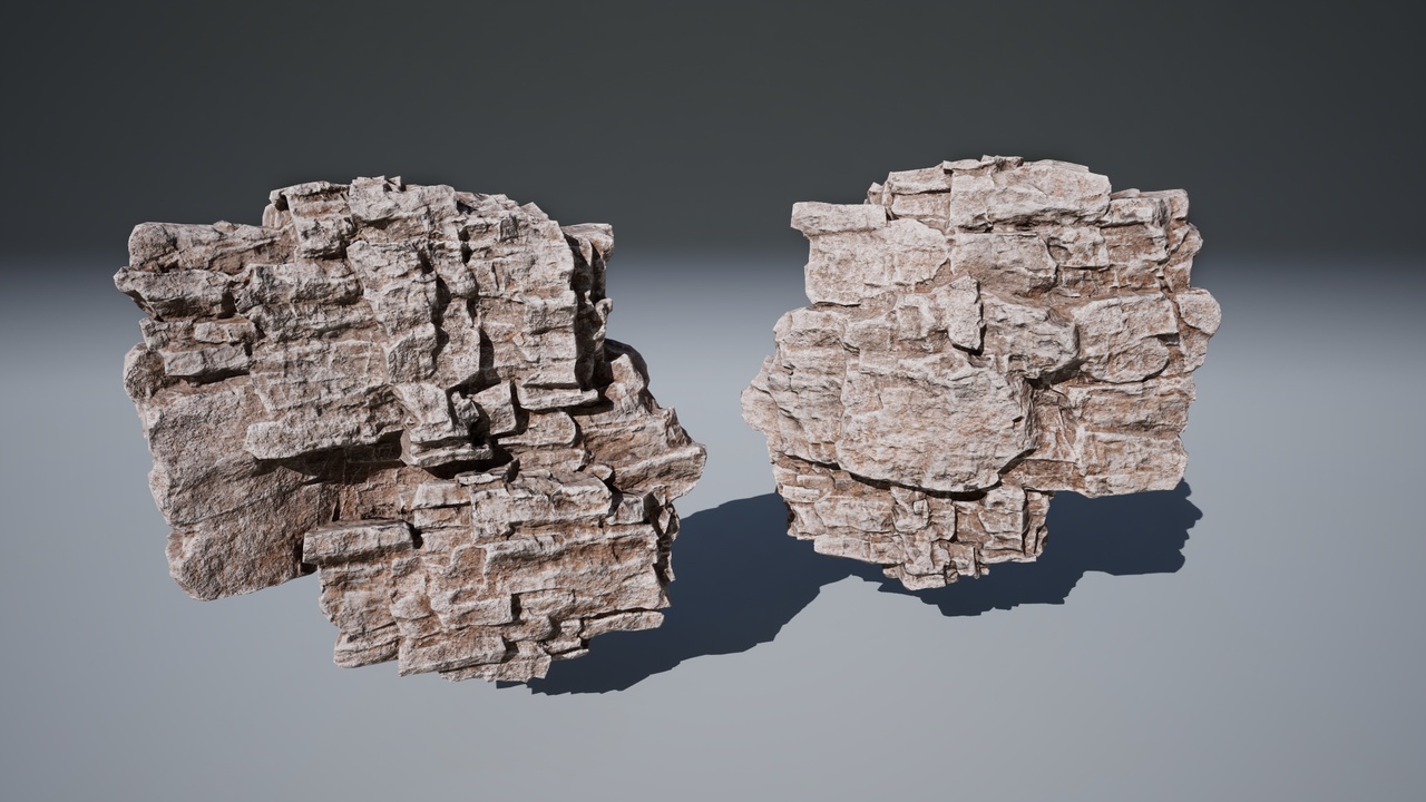 Media 1 for listing Free Sample - Realistic Rock Set (Limestone Rock Strata)