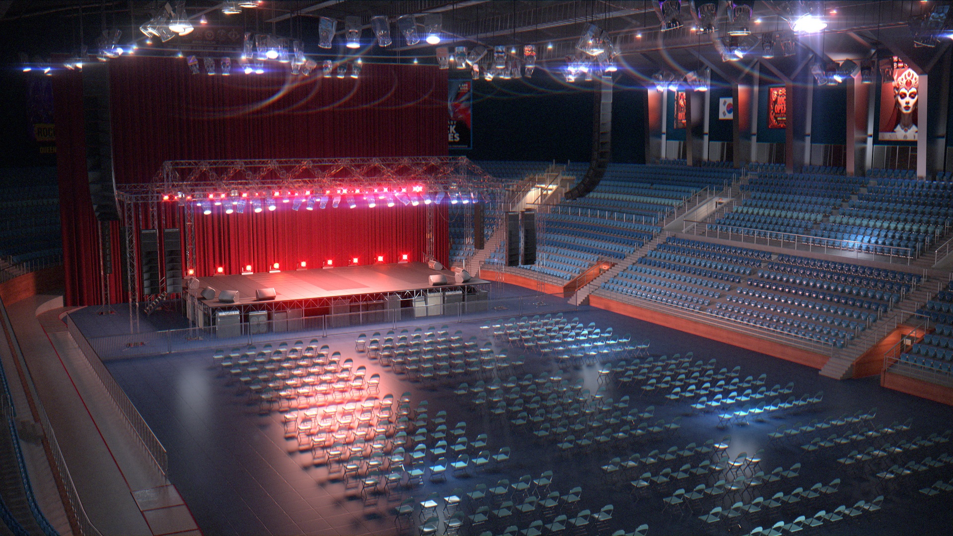 Media 1 for listing Concert Event Stage Arena Interior Stadium - Modular 3d Environment Level
