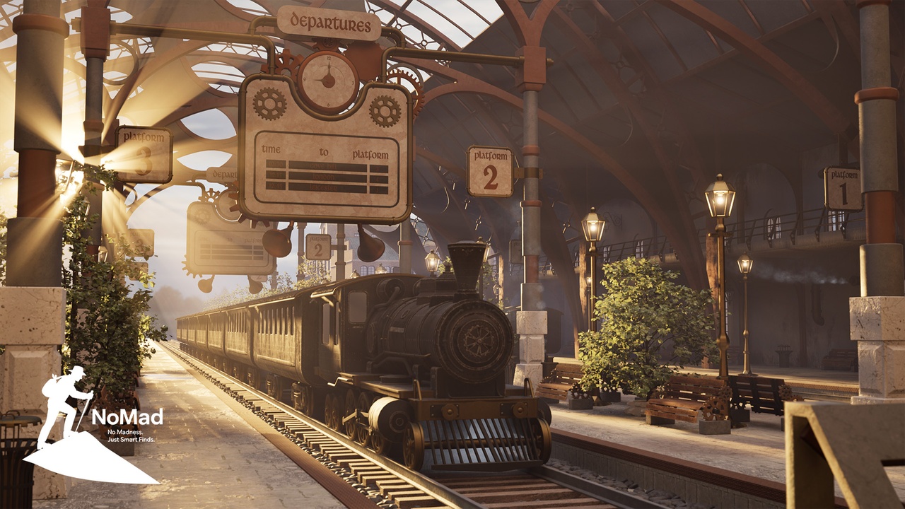 Media 1 for listing Steampunk Train Station