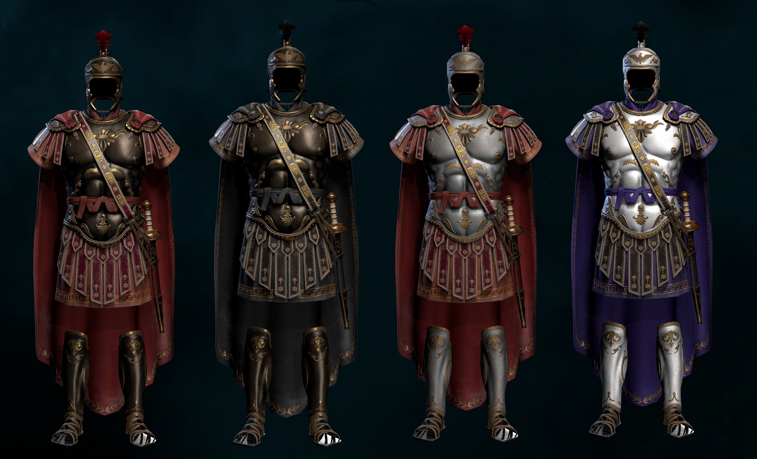 Media 1 for listing Roman Armor Low-poly 3D model