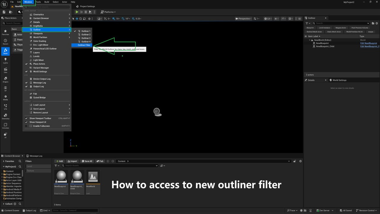 Media 1 for listing Advanced World Outliner Filter